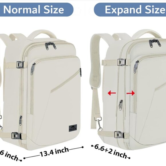 MATEIN Large Travel Backpack – 45L Expandable Carry-On - Picture 9 of 11